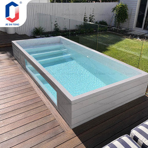 Easy Setup Fiberglass Pool Kit UV Protected for Family Fun Eco-Friendly Design for Outdoor Spaces Resort-Style Fiberglass Pool - Product Image 5