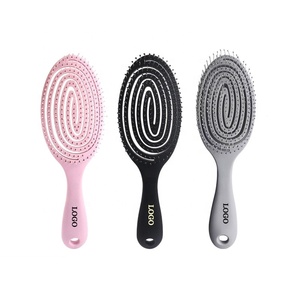 <span class=keywords><strong>Brosse</strong></span> à cheveux de haute qualité avec logo personnalisé pour les soins des cheveux, peigne, brosses en gros, outils de beauté de salon, peignes ronds démêlants, peignes à ventilation, humides et secs - Product Image 1