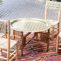 Nouveauté Table basse Boho en métal de taille personnalisée, table de chevet de style marocain pour la maison, les hôtels et les événements de haute qualité