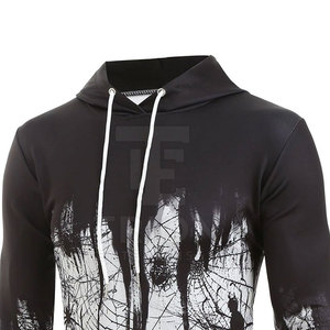 Full Custom Printed 100% <b>Polyester</b> Sublimation <b>Hoodies</b> Breathable Fabric 2026 Fashion Trend Men <b>Hoodies</b> - Product Image 4