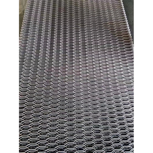 Maille de tôle de diamant en acier à faible teneur en carbone du vendeur de confiance petit trou de coupe d'écran perforé hexagonal de fil déployé - Product Image 2