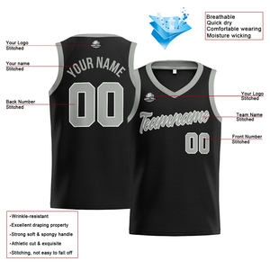 Ensemble de maillots de basket-ball 100% polyester personnalisés, gilet respirant style dernier modèle avec uniformes d'équipe à sublimation - Product Image 4