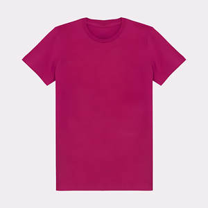 OEM Vente en gros 100% coton T-shirt pour hommes en jersey ajusté respirant à motifs, décontracté, col en O, impression numérique, motif solide - Product Image 1