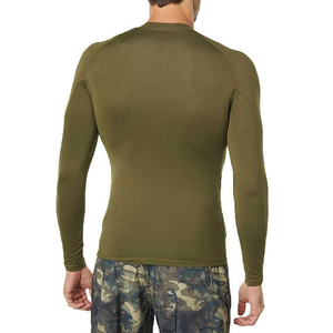 Personnalisé Entraînement Gym Fitness MMA Compression Chemises O-Neck Surf Beach Wear Rash Guards Homme - Product Image 2