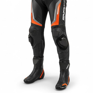 Traje de moto de hombre al por mayor hecho de cuero genuino Traje de moto de bajo precio Ropa deportiva Trajes de carreras de motos - Product Image 5