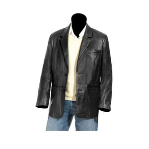 Blazer en cuir de mouton pour hommes, fait sur mesure, de qualité supérieure, coupe-vent, 2022, 2022 - Product Image 5