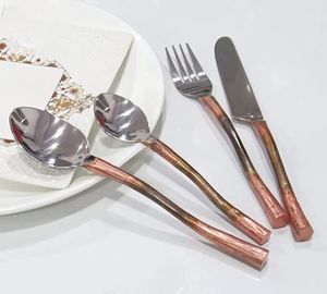 Decorative floral stem metal cutlery <b>set</b> designed for elegant <b>tea</b> <b>parties</b> cultural gatherings and holiday dinners - Product Image 6