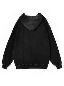 Sudadera con capucha de lana de invierno para hombre superventas, nuevo diseño de estilo, básico de calidad superior, mezcla de algodón, técnica teñida Lisa caliente - Product Image 2