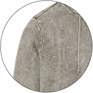 Sudadera de bolsillo Sun Faded de alta calidad, sudaderas con capucha lavadas con ácido de gran tamaño personalizadas para hombres, último diseño de lana - Product Image 3