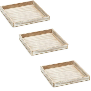 Hot OEM personalizado 100% bandejas de madera ecológicas naturales para servir utensilios de cocina suministros decorativos a granel de la India - Product Image 2
