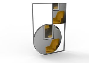 Modern High-End Elegant <b>Wall</b> <b>Hanging</b> <b>Mirror</b> for Art Lovers Home Furnishings for Decorative Usage - Product Image 5