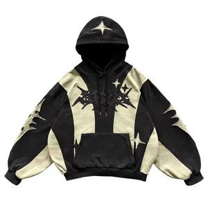 เสื้อฮู้ดสวมหัวสำหรับผู้ชายผ้าฝ้ายพิมพ์ลายดิจิตอลสำหรับฤดูหนาวเสื้อมีสไตล์แบบ100% ออกแบบได้ตามที่ต้องการ - Product Image 6