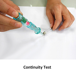 Lápiz de Prueba de CA, Detector de Voltaje de CA con Contacto y Sin Contacto, con Pantalla LED, Rango de 100V-500V, Aprobado por CE/GS/ROHS - Product Image 3