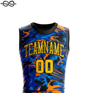 Camiseta de baloncesto uniforme de baloncesto envío rápido sublimado hombres personalizado en blanco azul 100% poliéster BSCI, venta al por mayor, ropa deportiva - Product Image 3