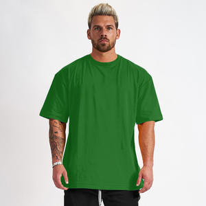 เสื้อยืดผ้าฝ้าย100% ขนาดใหญ่พิเศษสำหรับผู้ชายเสื้อยืดทรงหลวมขนาดใหญ่พิเศษสำหรับผู้ชายออกแบบได้ตามต้องการ - Product Image 4