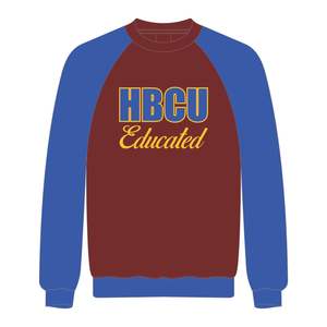 HBCU Educado Maroon Sigma Gamma Rho Sudadera de manga raglán Chenille Bordado Greek Sorority Divine 9 Ropa Suéter personalizado - Product Image 2