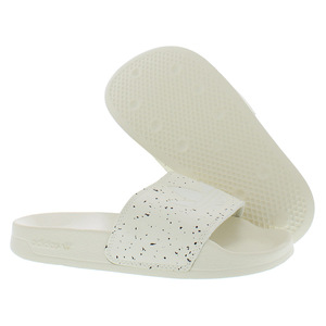 Adidas Adilette Lite Slide Scarpe da Donna Colore: Bianco Sporco/Marrone Scuro/Bianco Core 100% Autentico - Product Image 5