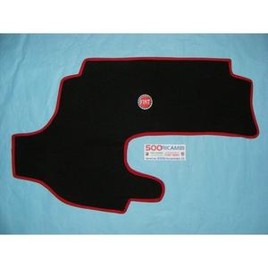 Tapis de sol FIAT 500 F L R, Copri Baule en moquette avec logo, doublure de coffre avant pour l'intérieur de la voiture, compatible avec les modèles Edge et Fit - Product Image 1