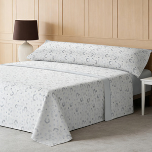 Super Offre : Ensemble de literie 3 pièces en microfibre polyester comprenant drap-housse, drap plat et 1 taie d'oreiller (en option) - Product Image 3