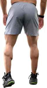 Pantalones cortos de lana para gimnasio de verano personalizados para hombre, venta al por mayor, patrón sólido, antiarrugas, ecológicos - Product Image 6