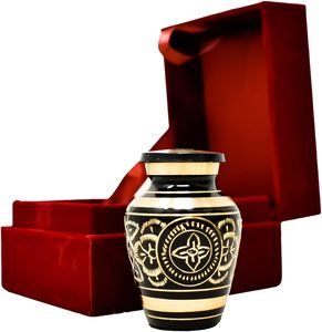<b>Small</b> <b>Urns</b> <b>for</b> <b>Human</b> <b>Ashes</b> <b>Urn</b> <b>for</b> <b>Human</b> <b>Ashes</b> Adult Woman Mom & Dad Funeral <b>for</b> Little Keepsakes, Comes with Black Velvet Case - Product Image 6