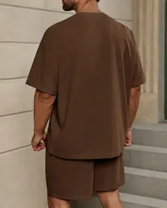 เสื้อยืดผู้ชายโอเวอร์ไซส์เข้ารูปโอเวอร์ไซส์ออกแบบได้ตามต้องการ100% ผ้าใบผ้าฝ้ายเฮฟวี่เวท250แกรมพิมพ์ลายดิจิตอลสีพื้นระบายอากาศเป็นมิตรกับสิ่งแวดล้อม - Product Image 1