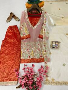 Nuevo Diseño Tradicional de Salwar Kameez para Fiestas de Verano e Invierno, Bordado con Lentejuelas, Calidad Premium, Secado Rápido, Sin Arrugas, Corte Ajustado - Product Image 5