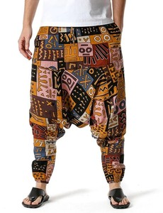 Pantalons de survêtement unisexes sur mesure 2025, coupe régulière, entrejambe tombant, taille élastique unie, 100% polyester, respirant, doux et confortable - Product Image 5