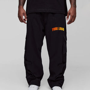 Pantalones Deportivos de Hombre de Moda, de Lona Gruesa, Ecológicos, de Color Liso, Atléticos, Casuales, con Cordón Ajustable - Product Image 6