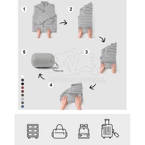 Made In Polyester Latest Design <b>Packable</b> Bubble Winter <b>Jacket</b> For Men Different Color Outerwear <b>Packable</b> Bubble Winter <b>Jacket</b> - Product Image 5