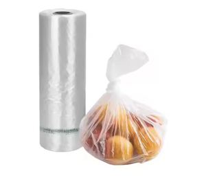 ถุงพลาสติกผลิตในเวียดนามขนาด12x20นิ้วถุงใสม้วนสำหรับผลไม้ผัก350/ม้วนยี่ห้อ HM - Product Image 4