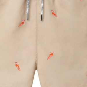 Shorts de Baño Azules para Hombre, Estampado Tropical, Secado Rápido, Traje de Baño con Cintura Elástica - Product Image 4