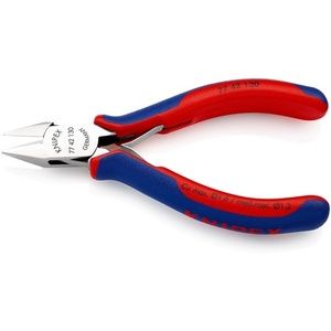 คีมตัดด้านข้างอิเล็กทรอนิกส์ KNIPEX ความยาว 130 มม. รูปทรง 4 ด้าน ไม่มีด้ามจับหลายชิ้นส่วน คีมขัดเงาแบบกระจก - Product Image 3