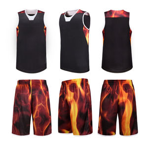 Ensembles d'uniformes de basket-ball sur mesure unisexe les plus vendus de haute qualité respirant séchage rapide Polyester Sportswear taille 5XL - Product Image 1