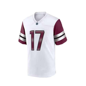 Camiseta de fútbol americano de talla grande corta, transpirable, que absorbe la humedad, ropa de equipo personalizable, ropa deportiva de alta calidad, nuevo diseño - Product Image 3