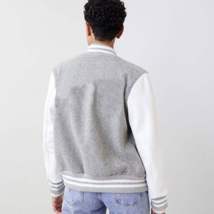 Veste d'hiver en plein air pour hommes 2023 Patchwork vente en gros vierge Varsity Letterman Baseball Bomber vestes - Product Image 3