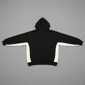 เสื้อฮู้ดดี้ผู้ชายแบบสวมหัว ผ้าฟลีซคอตตอน 100% รุ่นใหม่ล่าสุด ปี 2025 สไตล์ลำลอง ใส่สบาย กันลม ทรงโอเวอร์ไซส์  พร้อมบริการปักลายพัฟฟ์ 3 มิติ และงานพิมพ์ลายตามสั่ง - Product Image 2