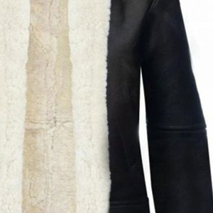 Nouveaux blousons d'aviateur en cuir d'hiver pour hommes avec doublure en fourrure brodée techniques pour temps froid - Product Image 4