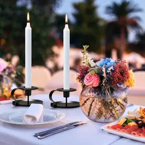 Porte-bougie en métal décoratif de design haut de gamme, accessoires pour la maison, occasions spéciales, mariages, fêtes, Pâques, fait main, respectueux de l'environnement - Product Image 1