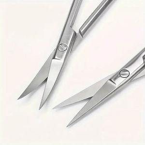 Ciseaux chirurgicaux AMETRINE Iris droits et courbés 4,5 pouces en acier inoxydable, ciseaux dentaires, instruments chirurgicaux vétérinaires, CE - Product Image 4