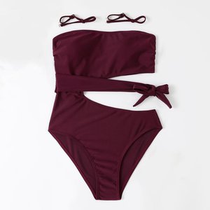 Best Trending Women <b>Plus</b> <b>Size</b> Three Piece Swimsuit <b>Bikini</b> Backless Animal Print High Waist Breathable Quick Dry Summer Beach - Product Image 6