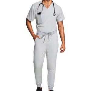 Vente chaude de haute qualité ensembles de gommage personnalisés pour hommes femmes tissé 100% coton tissu hôpital utilisation détection d'aiguille dernière - Product Image 5