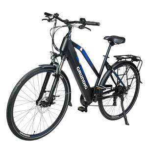 Nouveau vélo électrique GRUNDIG ETB2800 20 pouces 250W 36V 14.7AH 110 km d'autonomie Frein à disque Shimano 7 vitesses Fourche à suspension Noir - Product Image 4