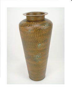 Vase à fleur en aluminium de conception moderne de luxe de grande forme pour l'article décoratif de salon à la maison - Product Image 2