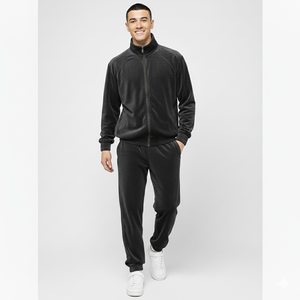 ชุดวอร์มผ้าฝ้ายแท้ 100% แบบเรียบ ปักลาย กันน้ำ สำหรับผู้ชาย ลายสก็อต รับทำโลโก้แบรนด์ส่วนตัว - Product Image 3