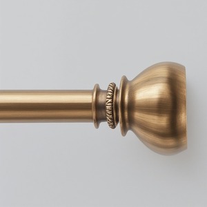 Poste de una sola cortina Regal Touch con acabado dorado que aporta estilo rico y fuerza a cada configuración de decoración de ventanas del hogar - Product Image 4