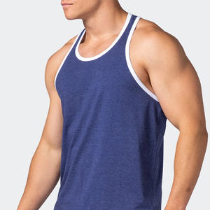 Camiseta sin mangas para correr de secado rápido para hombre totalmente soldada personalizada - Product Image 6