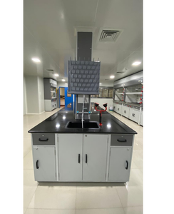 ม้านั่งทำงานบนเกาะในห้องแล็บเหล็กทั้งหมดสำหรับห้องปฏิบัติการของโรงเรียนเฟอร์นิเจอร์ทำจากเหล็กอ่อน crca/แผ่นกัลวานิส1.2mm1หนา00 - Product Image 2