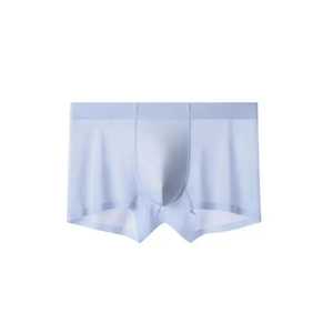 กางเกงในชายทรงสูงแบบใหม่ปี 2025 ผลิตจากผ้าฝ้ายถักที่ยั่งยืน ระบายอากาศได้ดี แห้งเร็ว ต้านเชื้อแบคทีเรีย พร้อมโลโก้ - Product Image 1