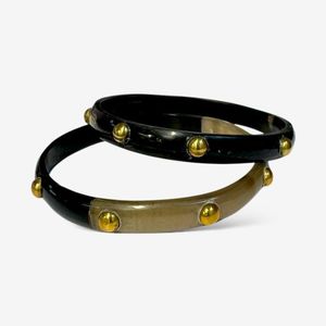 CORNE PARFAITE DURABLE faite à la main de luxe en gros naturel buffle boeuf corne de vache bracelet bijoux de mode pour hommes et femmes - Product Image 6